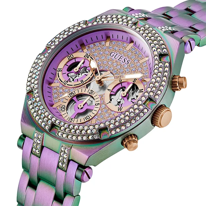 Guess Iridescent Heiress Rainbow Multi-function Ladies Watch | GW0440L3